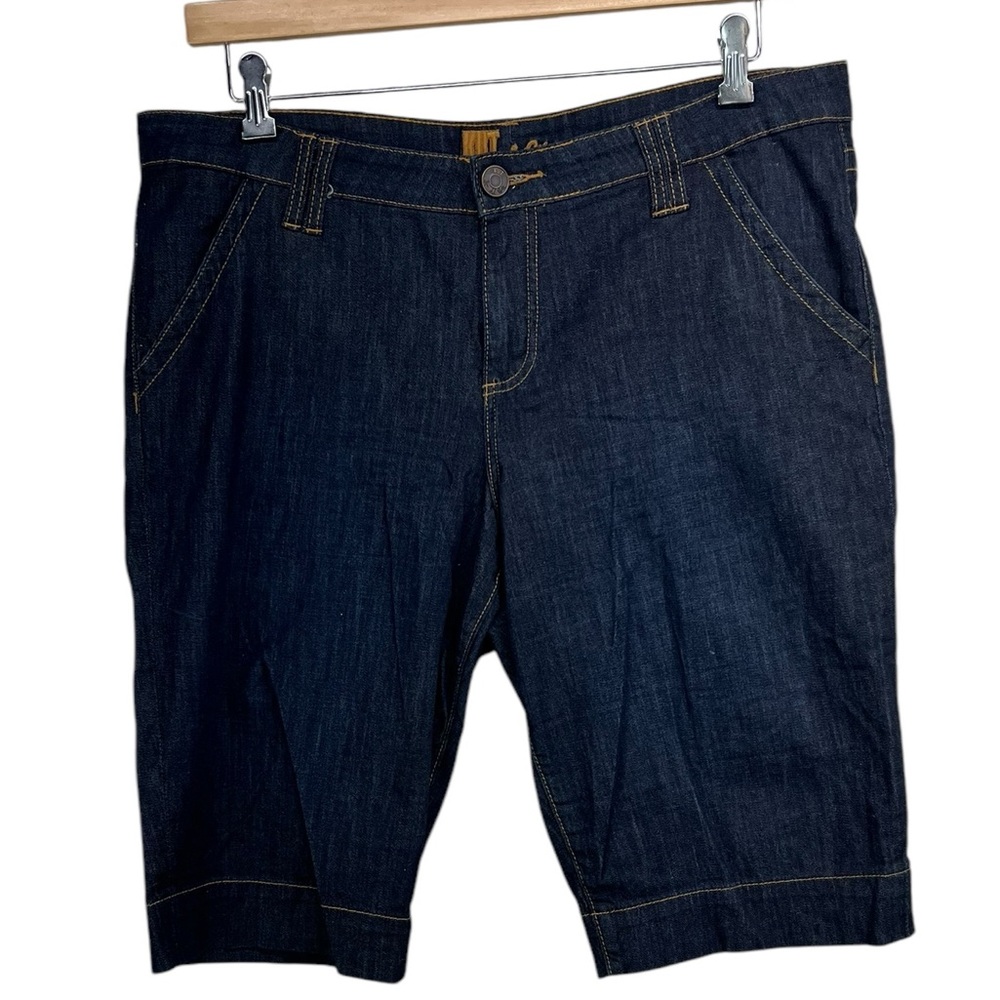 Kut from the Kloth Dark Blue Denim Shorts